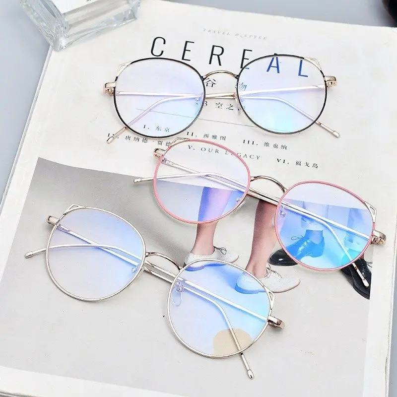 Kacamata Fashion Bingkai Besar Anti Sinar Biru Radiasi Komputer Kacamata Membaca Eyeglasses