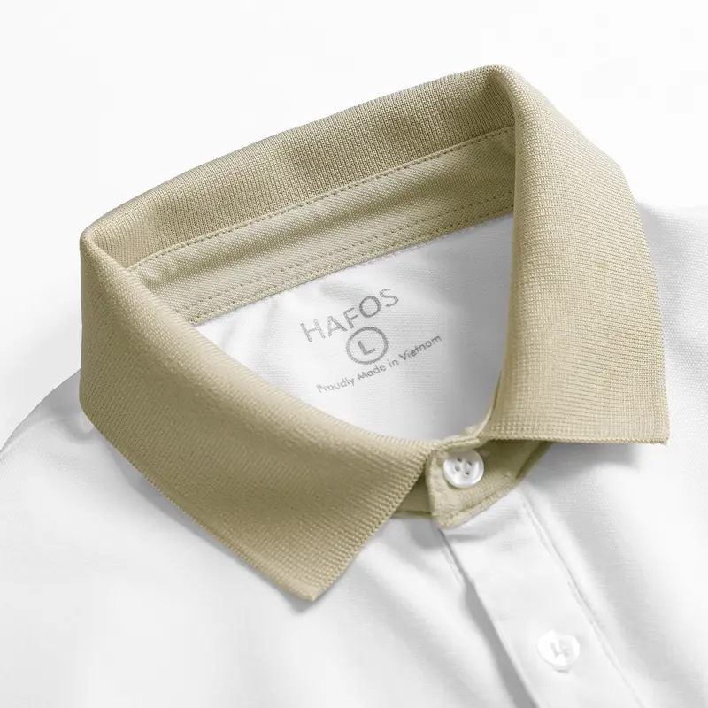 Áo Thun Polo Nam cổ bẻ CROWN, Chất vải Cá Sấu cao cấp chuẩn form 4