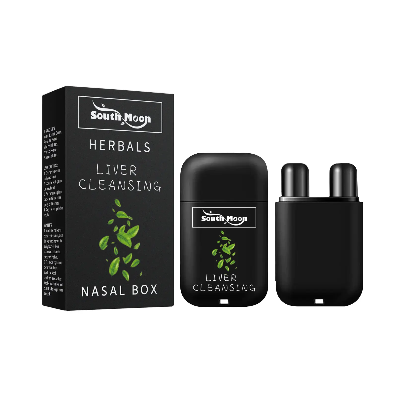 Herbal Liver Cleansing Nasal Box 5 Flavors Nasal Herbal Box Vegan Liver Cleanse Detox & Repair