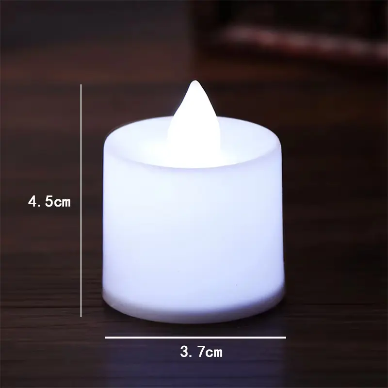 Lilin Elektrik LED Ukuran Mini Dekorasi Lampu Baterai Kecil Warna Warni Candle Light 2