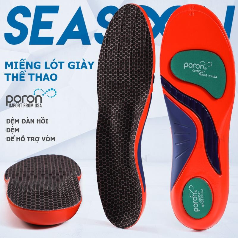  Miếng Lót Giày Hấp Thụ Sốc Chất Liệu Poron Cho Bàn Chân Phẳng Cung Cấp Hỗ Trợ Vòm Chân Giảm Đau Gót Chân Đệm Lót Giày 
