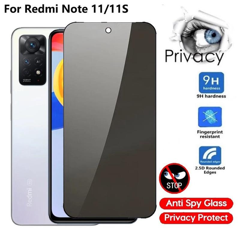 Product Introduction of Pelindung Skrin Privasi, Kaca Bajaan, Filem Pelindung, Kaca Anti Peep, Untuk Xiaomi Redmi Note 11, 11S, 10, 10C, 10S, Pro Plus, 4G dan 5G, Stok Sedia, Anti-voyeur, Filem Depan Telefon 0