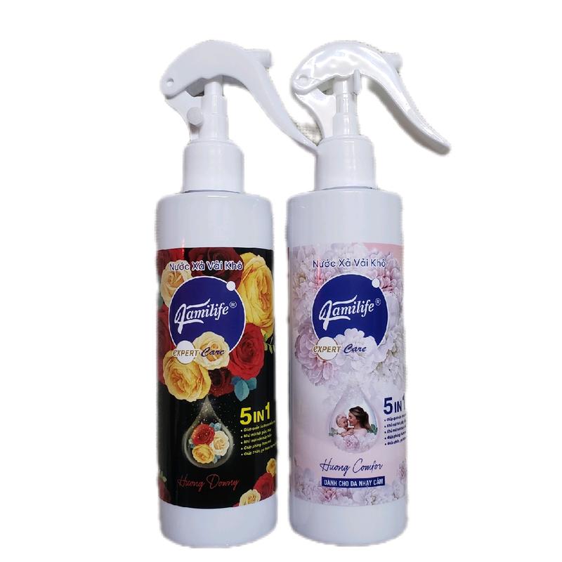 Chai xịt thơm quần áo/Nước xả vải khô/xịt phòng  Familife - 300ml hương Downy và hương Comfor, Làm thơm vải, Làm Sạch Dầu Thơm Phòng Nước Hoa phòng ngủ