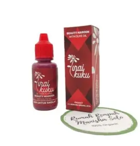 Cat Pewarna Kuku Cantik Pacar Halal Kutek Inai Merah Art Nail Polish