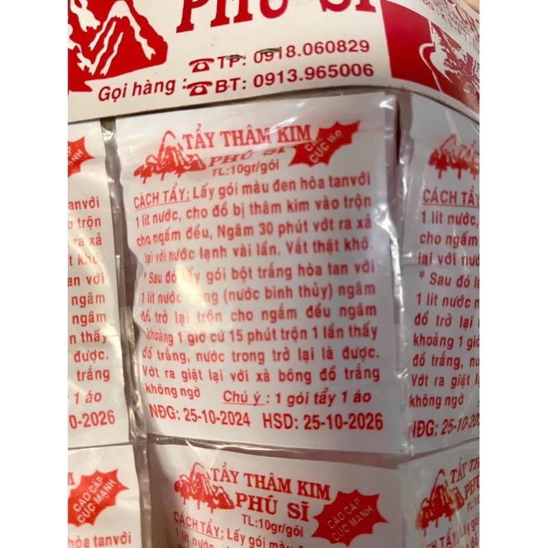Tẩy thâm kim Phú Sĩ (1vĩ/12 gói) 2