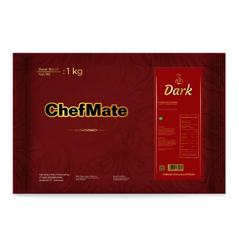 CHEFMATE DARK CHOCOLATE COMPOUND 1 KG 3