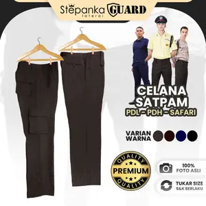[RE-STOCK PDH!] Celana Satpam PREMIUM / Celana PDH Satpam / Celana PDL Satpam / Celana Safari / Seragam Security/ Celana Kerja Lapangan/ Seragam Safari Security/ Stepanka Laterai