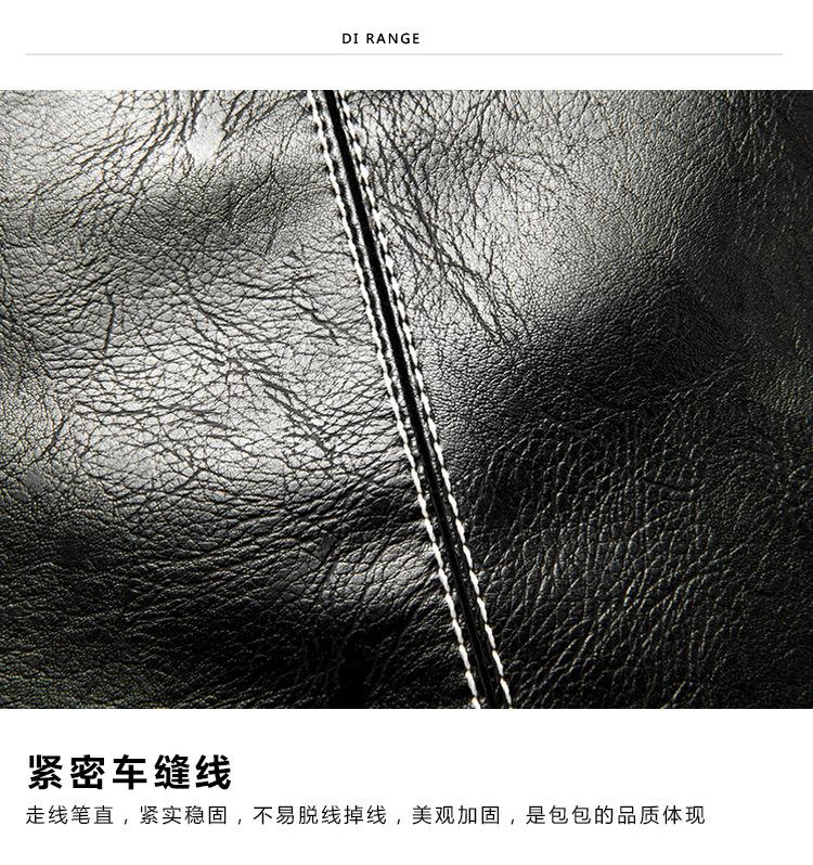 Product Introduction of New men's shoulder bag fashion pouch city  tote  bag 17
