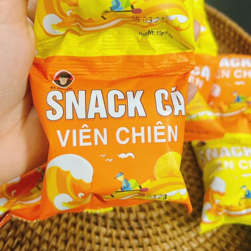 30 gói snack cá viên chiên giòn tan thơm ngon giá cực yêu thương snack  cavien