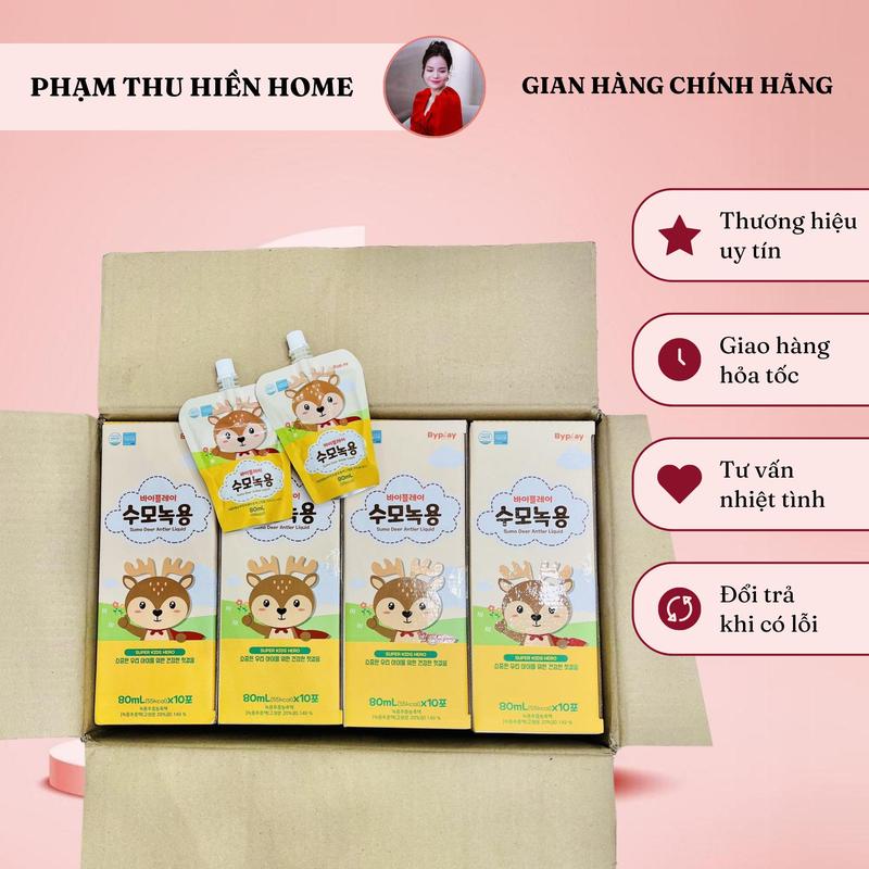 [ 3 Hộp 30 Gói ] - Nước Gạc Hươu Non Hàn Quốc - Hỗ trợ Bé Ăn Ngon, Tăng Sức Đề Kháng Cho Bé Men Vi Sinh 6