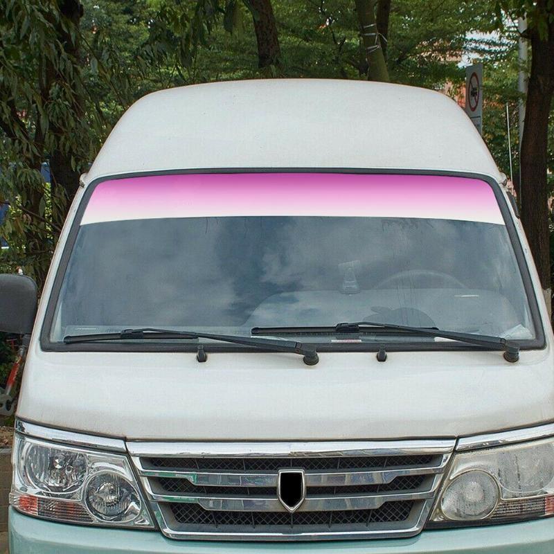 Product Introduction of Car Windscreen Sun Shade Visor Film Tint Strip High-grade Environmental Protection Vinyl SUV Camper Windshield Sunvisor 8