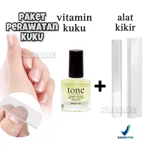 Bundle Nail Vitamin Bpom Vitamin Kuku Bosster keratin + Nail shiner
