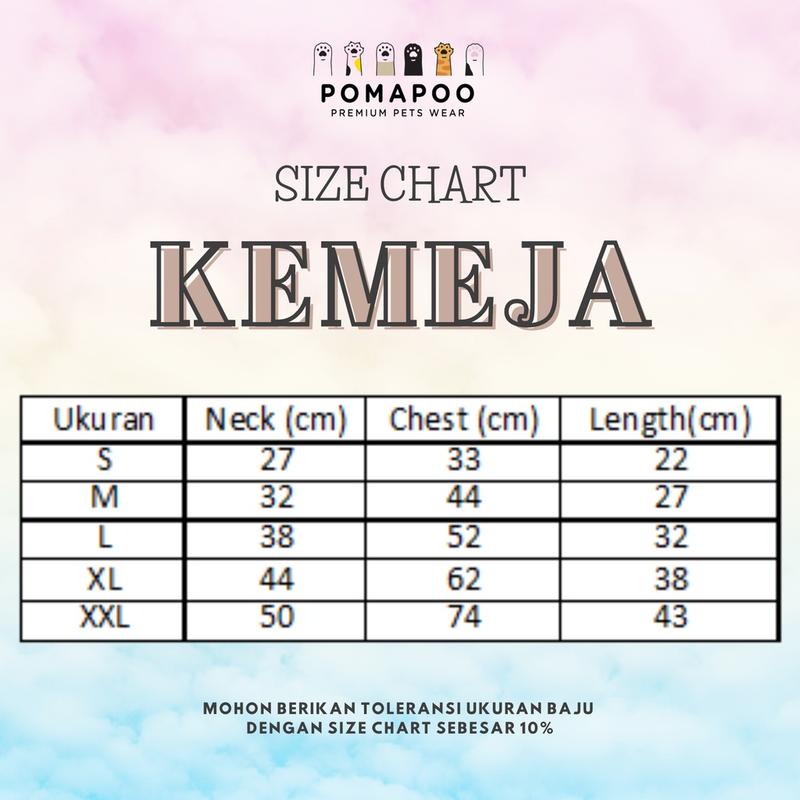 POMAPOO - Kemeja Kucing dan Kemeja Anjing Cute Cat Shirt 3
