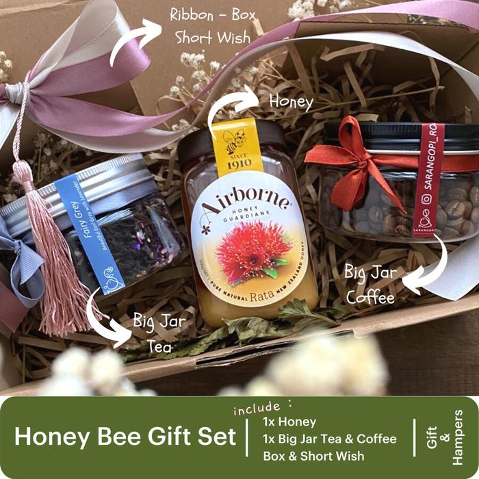 Jual Honey Gift Set - Healthy Hampers Artisan Tea Coffee- Airbone Madu ...