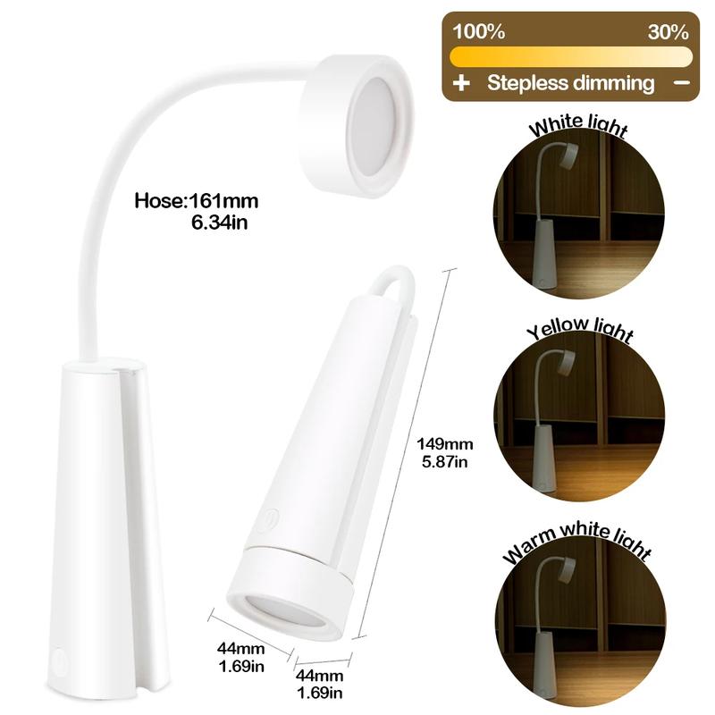 Magnetic Night Light Multifunctional Eye Protection Lamp Rechargeable Portable Table Lamp for Bedside Reader Night Light 4