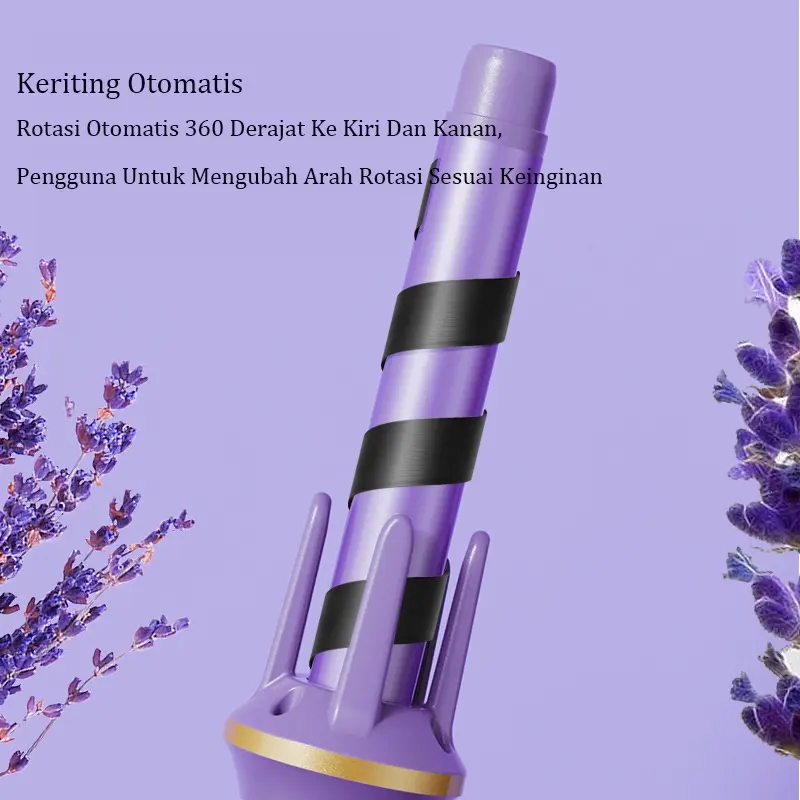 LifeHut X Cece Virna Catokan Keriting Keramik Otomatis Hair PremiumWanita Tidak Ada Kerusakan Rambut CurlyRambut Magic Curler Catok Quick Safe 7