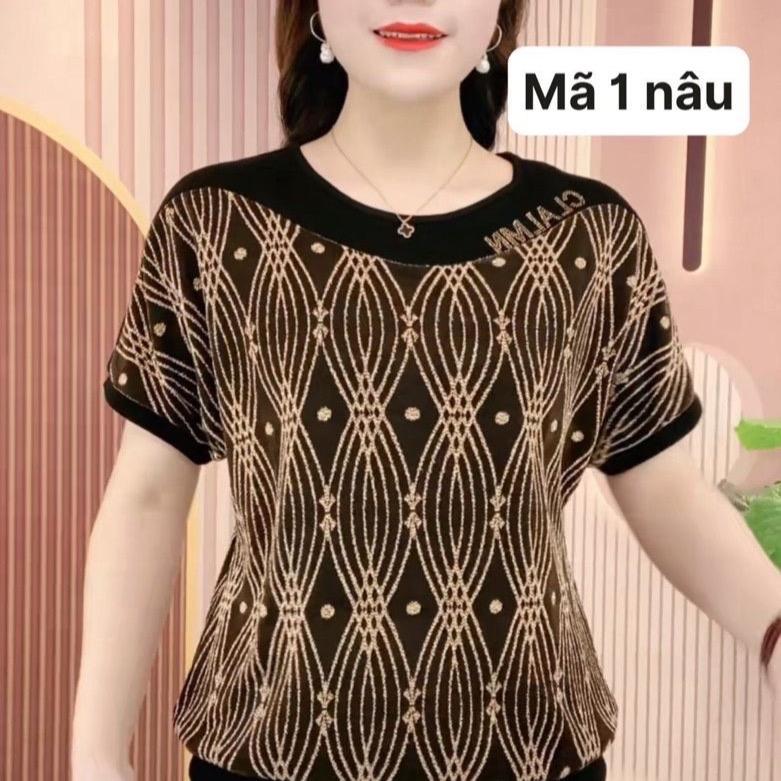  Mã 1 áo thun Hàn Quốc co giãn 4 chiều vải mềm mịn mát thấm hút mồ hôi  đủ size 43 - 120kg Top Nữ Cổ Tròn 