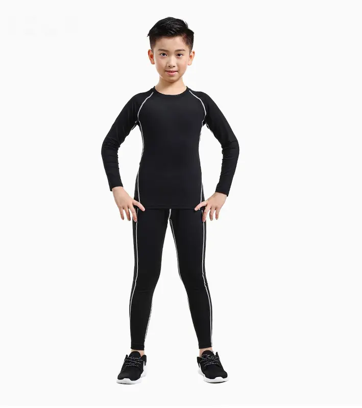 BÃ quan áo body giǔ nhiêt cho bé ACIZS SPORT giän 4 chièu hang cao cäp cho bé trai di hocdi choi the thao dá bóng 2