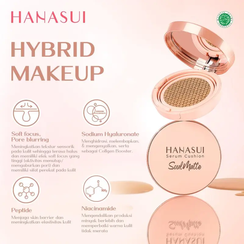 Nazwa Beauty Hanasui Serum Cushion SoulMatte 3