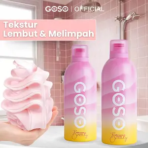 BUY 1 GET 2 FREE PROMO BULAN INI Goso Beauty Brightening Body Wash Mousse With Niacinamide sabun mandi cair body wash mousse mencerahkan kulit