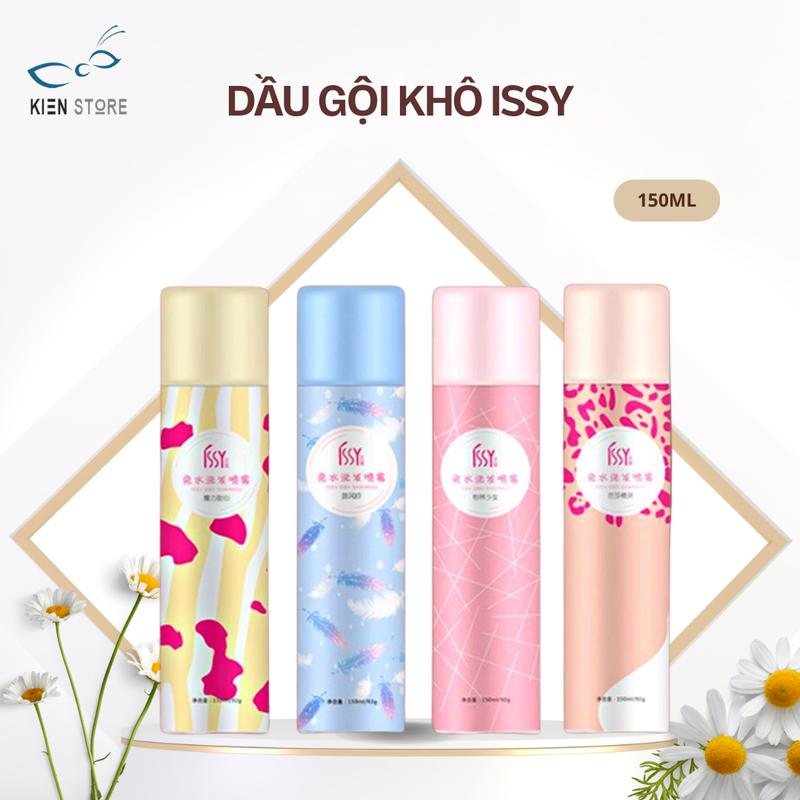  Dầu gội khô Girlz Only ISSY Dry Shampoo 150ml cho nam và nữ giúp phồng tóc và giảm bết tóc không cần nước Women Gội Đầu daugoi cap 