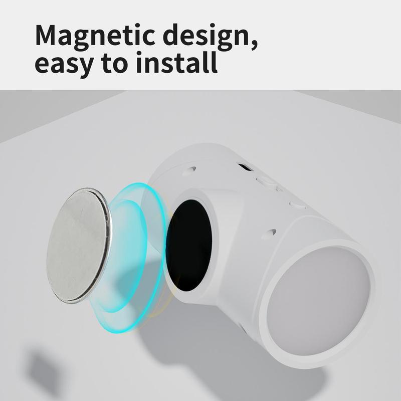 Product Introduction of Magnetic Smart Night Light, Rechargeable Motion Sensor LED Night Light, Adjustable Brightness Level Night Light for Bedroom, Hallway Stairs, Entrance 7
