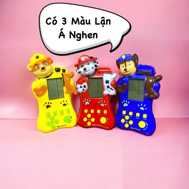 [TẶNG KÈM PIN] Đồ chơi máy chơi game Anh Anh Khoa toys xếp gạch cầm tay bắn tăng rắn săn mồi điện tử cầm tay brick game Chơi Điện Tử