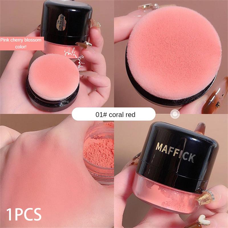má hồng hince Maffick Vitality Blush Powder Matte Fine Powder Blush Màu da đồng nhất với đường viền gương Tự nhiên mờ không thấm nước Phấn má hồng dạng bột