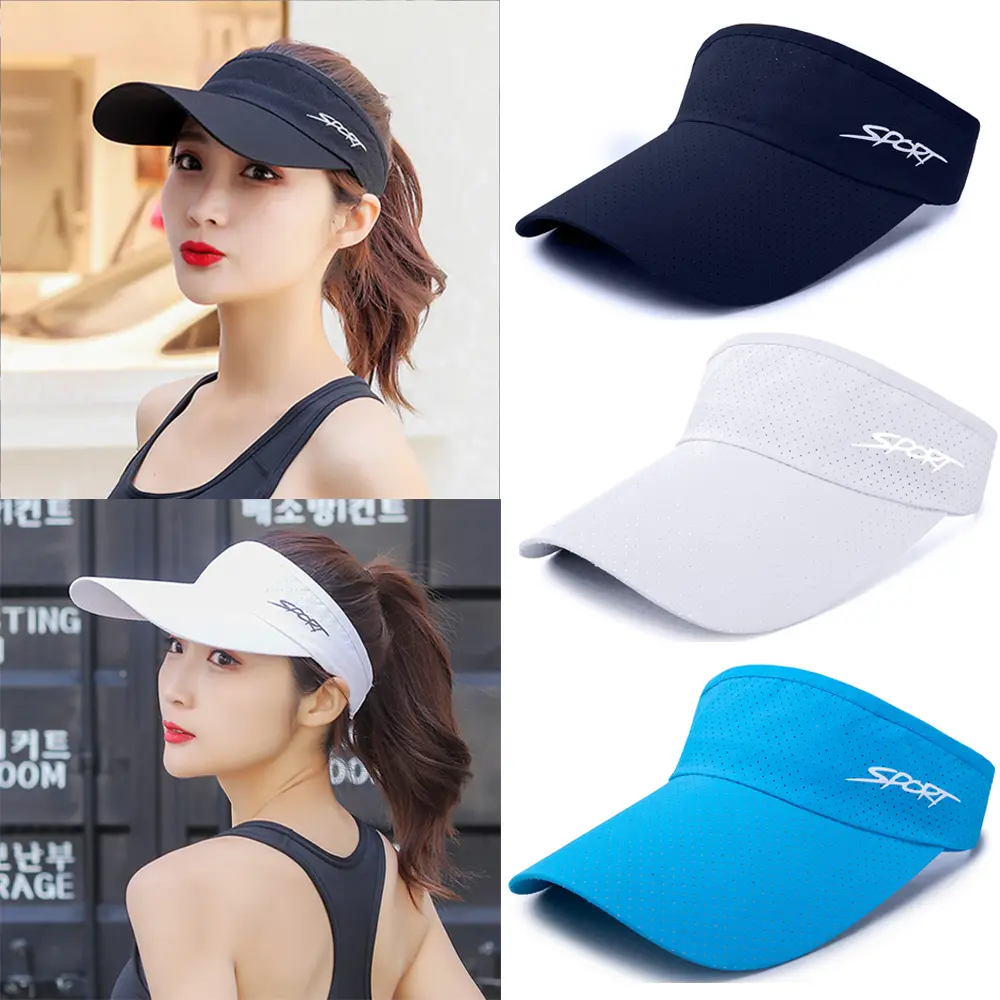 Mũ Chống Nắng Băng Đô Thể Thao, Nhanh Khô Và Thoáng Khí, Dành Cho Nam Và Nữ, Mũ Bóng Chày lưỡi Trai Mặt Trời, Mũ Đi Biển
