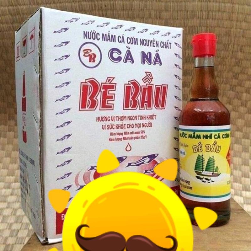 Thùng 6 chai Nước mắm nhĩ Bé Bầu loại Thượng Hạng chai thủy tinh 500ml Nước Sốt Gia Vị