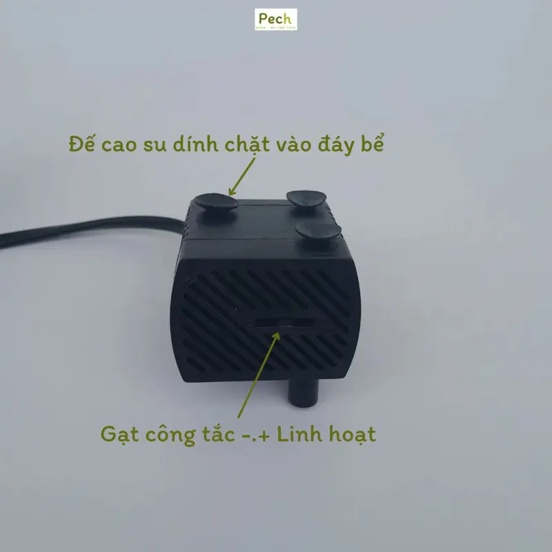 Máy Bơm Chìm 4w tạo thác nước cho Bể Cá thuỷ sinh kèm 40cm ống TI-O 3