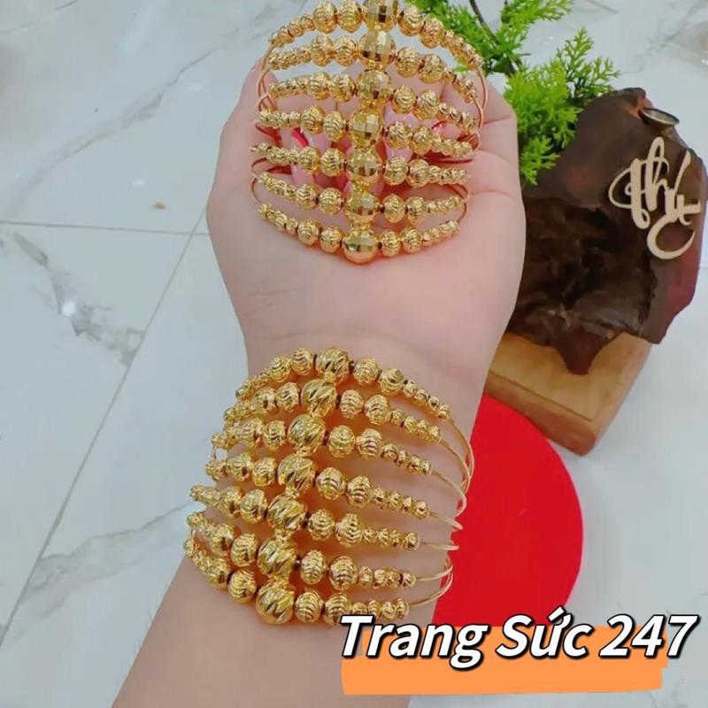 Vòng Tay Hoa Chùm nữ size tay điều chỉnh được Phụ Kiện-xài đời đời ko đen 5