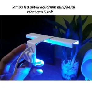 LAMPU LED UNTUK AQUASCAPE AKUARIUM, LAMPU PERANSANG WARNA IKAN HIAS, LAMPU HEMAT ENERGY LAMPU AQUARIUM MINI