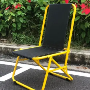 Ghế xếp gấp gọn, khung sắt sơn tĩnh điện, vải lưới kèm lò xo, phục vụ trong quán cafe, trà sữa, ban công