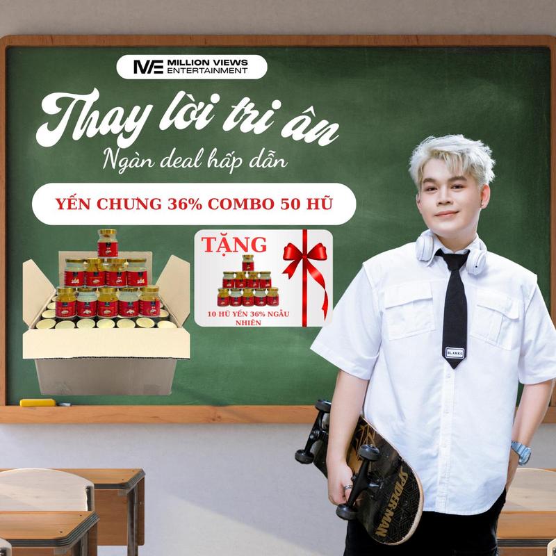 [DTT] Tổng 60 hũ yến 36% (Mua 50 hũ tặng 10 hũ yến 36%) Yến chưng chọn vị- Yến sào Đỗ Thị Toán