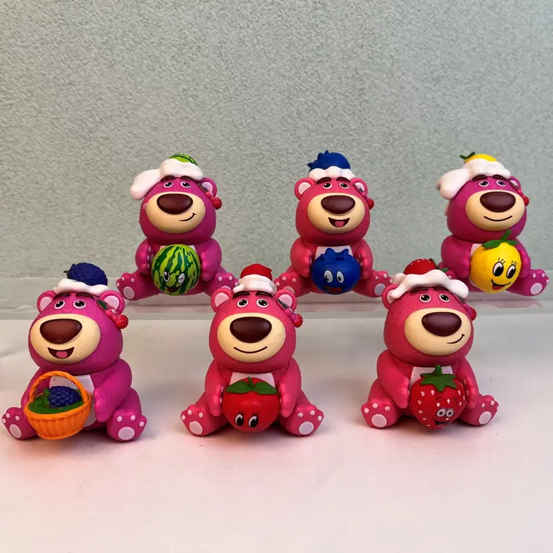[Hàng Hot] Mô Hình Gấu Dâu 6-8cm Siêu Cute - GaGa Mô Hình Toy Đồ Chơi 1