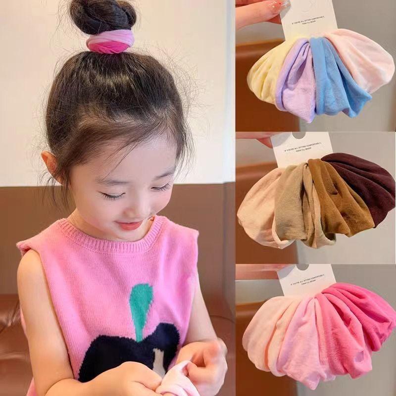Dây Buộc Tóc Đuôi Ngựa Bảo Vệ Tóc Mềm Mại, Dành Cho Trẻ Em 0