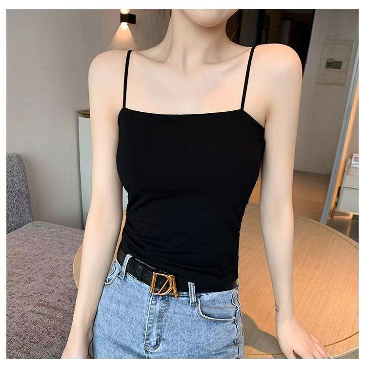 Product Introduction of Áo Yếm Dài, Áo Sơ Mi Lớp Cơ Sở Nữ, Áo Ống, Chống Lộ, Có Đệm Ngực Cố Định, Phong Cách Dễ Thương Và Gợi Cảm, Có Thể Mặc Bên Trong Top Denim Women 6