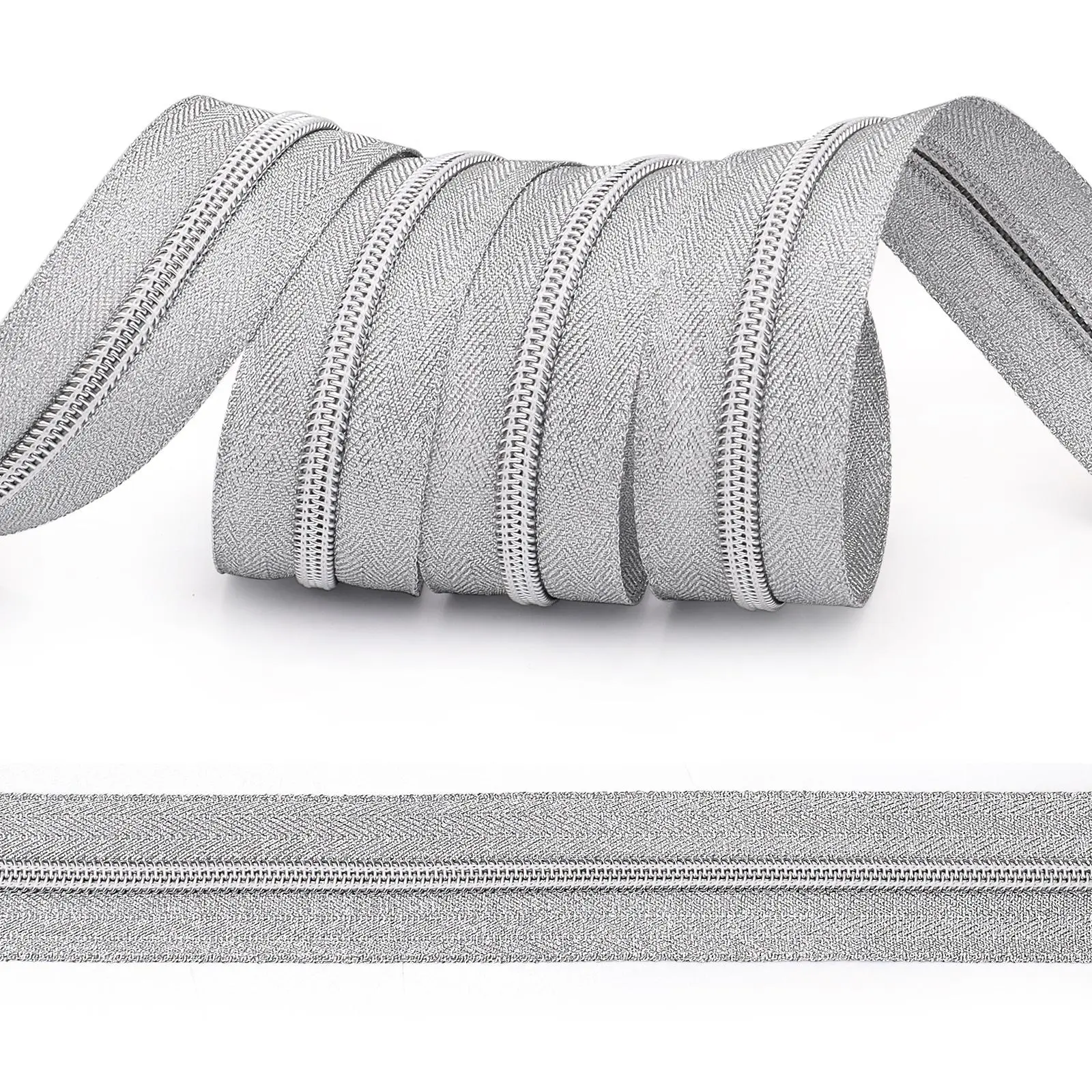 5 No. Zipper, 1 Set 5 Yard Zipper for Sewing, DIY Replacement Zipper for Clothes, Home Sewing Supplies