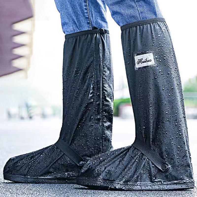 Product Introduction of Rain Boots Waterproof Overshoes with Reflector Reusable Anti-Snow Shoe Covers Rain Boots Protective Gear for Men and Women Galoshes 26