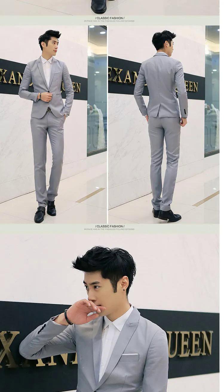 Product Introduction of เสื้อเบลเซอร์สูทลำลองสำหรับผู้ชาย ไซส์ M มีให้เลือก 2XL มีให้เลือก 6 สี Man Clothing 15