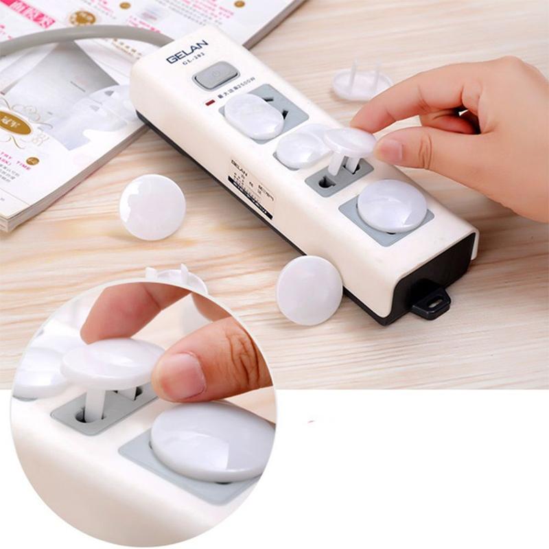Product Introduction of 20 Pcs Point Child Protective Safety Proof Outlet Covers Socket Plug 13