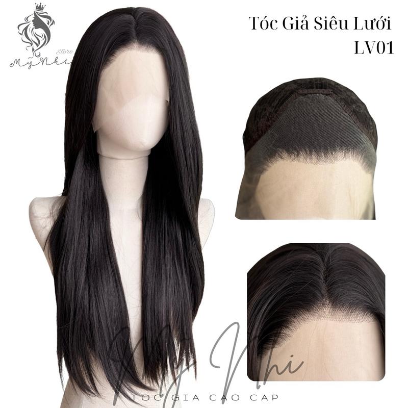 Tóc Giả Mỹ Nhi Móc Lưới LV01 Tóc Thẳng