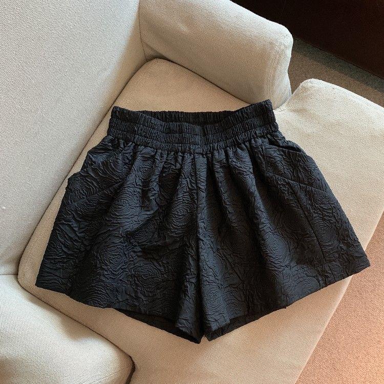 Product Introduction of Quần Thường Ngày Cho Nữ, Bộ Sưu Tập Mùa Xuân Và Mùa Thu, Thiết Kế Đẹp, Quần Đùi Xếp Ly Độc Đáo Quần Ống Rộng Cạp Cao Dáng Rộng Vừa Vặn, Mỏng, Thích Hợp Cho Mùa Hè 12