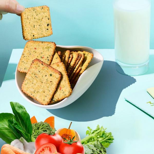 Leisure Vegetable Soda Crackers Crispy Thin Snacks Breakfast Meal Replacement Nutritious Snacks Biscuit 2