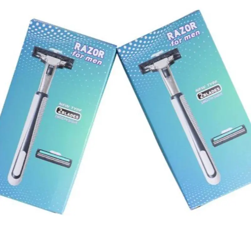 Manual Razor Blade Set, 18pcs Replaceable Razor Blade Heads & 1 Count Razor Handle, Professional Shaving Tool for Men 3