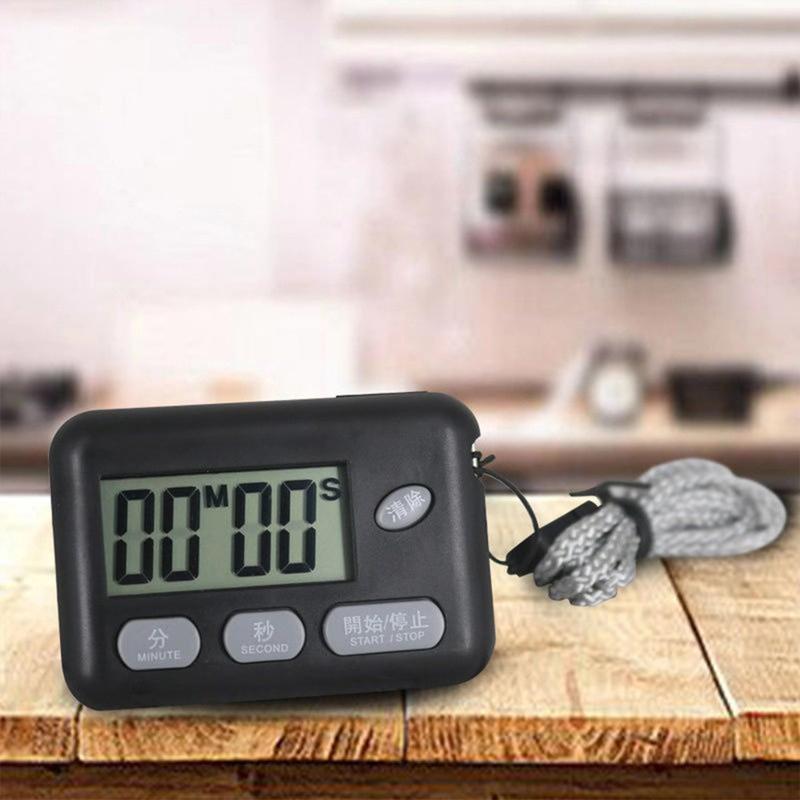 Product Introduction of นาฬิกาจับเวลา ตั้งเวลาทำอาหาร รุ่น BK-727 Digital Kitchen Timer หน้าจอใหญ่ เสียงเตือนดัง ตัวเครื่องมีแม่เหล็ก ขาตั้ง และสายห้อยคอ จับเวลาเดินหน้าถอยหลังได้ 14