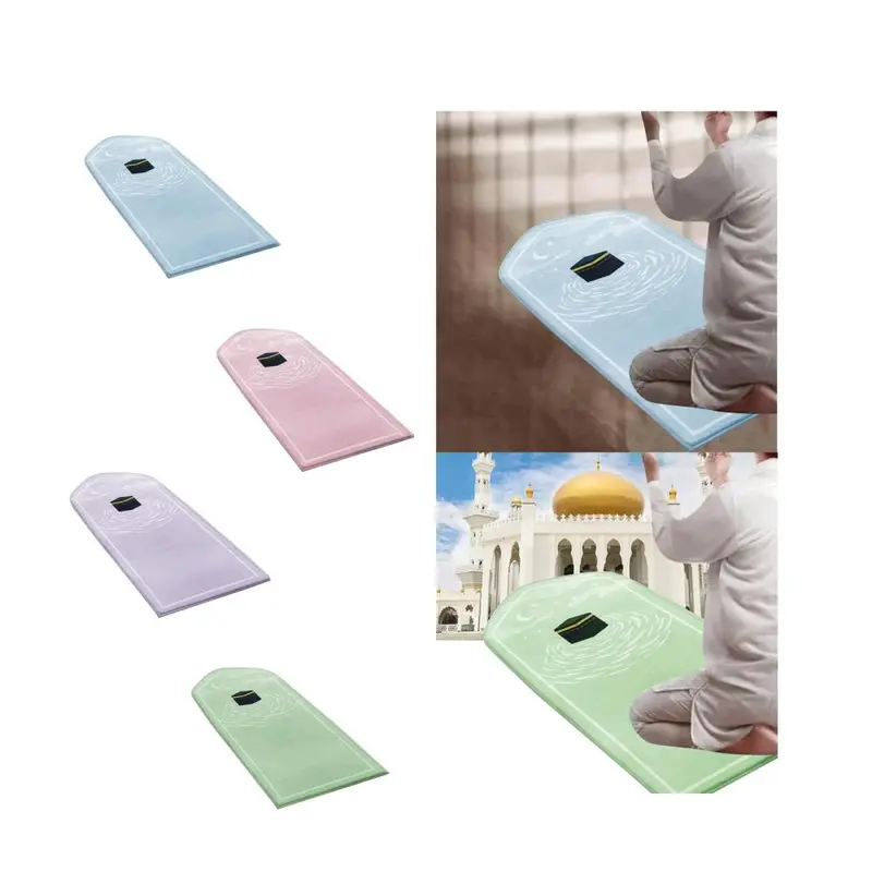 Thảm Cầu Nguyện, Thảm Cầu Nguyện, Thảm Ngồi Thánh Giá, Đồ Trang Trí Dập Nổi, Dày Và Mềm Mại, Đa Năng, Thích Hợp Cho Gia Đình Hồi Giáo, Thảm Cầu Nguyện, Thảm 3