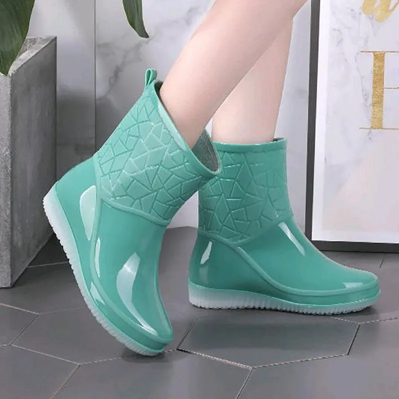 Sepatu Boot Wanita Anti Air 20cm 4