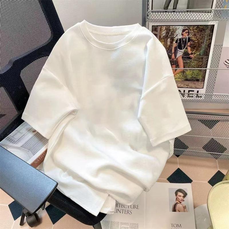 Product Introduction of Limited-Time Discount Youth Summer Short-Sleeved T-shirt Cartoon Print Half Sleeve Shirt Loose All-Matching round Neck T-shirt Clothing Women's Clothing 28